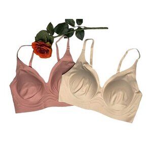 Rhonda Shear Invisible Edge Bonded Foam Bra with Back Closure MEDIUM (RS-16)